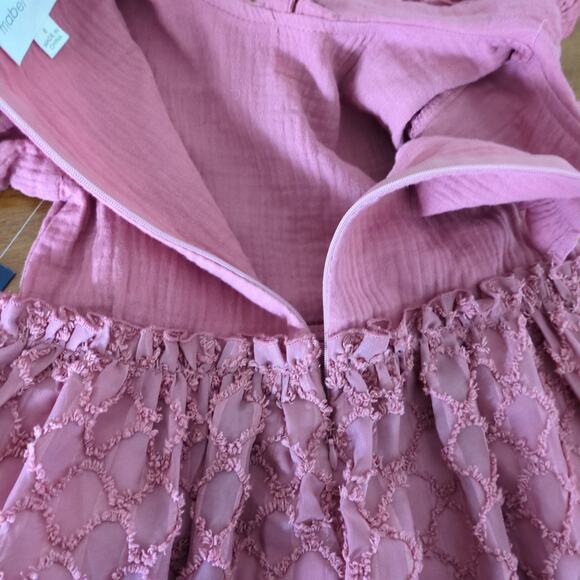 Mabel & Honey Clarabelle Gauze Natural Waist Dress size 6 NEW with Tags - Picture 8 of 9